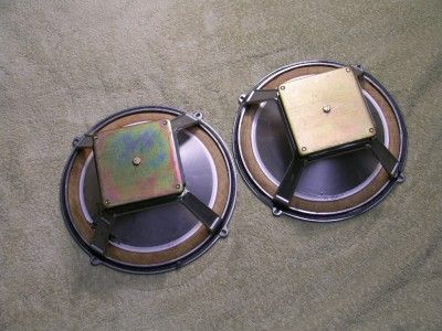 Pair Rank Leak 12 Styrofoam Heavy Cast Woofer Speakers  