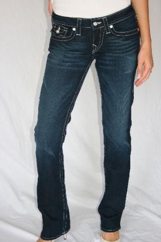 True Religion Jeans Billy Glitz & Glam Crystal Pave 25  