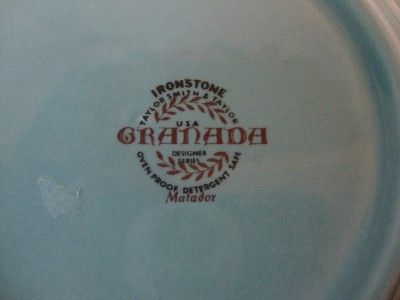 Taylor Smith & Taylor Granada Ironstone Matador Rnd Vegetable Serving 