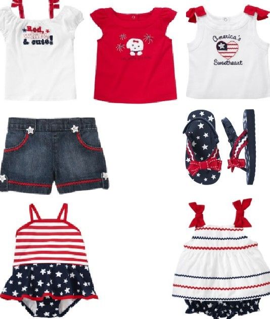 GYMBOREE 4th of July Shorts Top Shirt Shoes U Pick NWT  