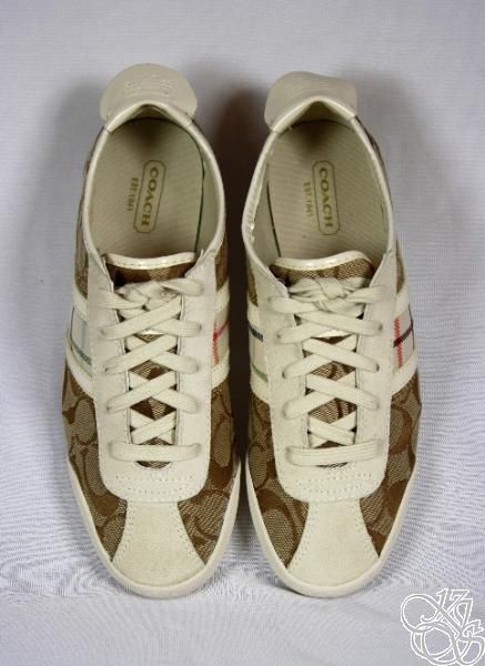 COACH Paxton 12CM Signature Tattersal Print Womens Sneakers Shoes New 