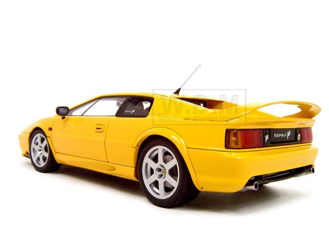 LOTUS ESPRIT V8 YELLOW 118 AUTOART DIECAST MODEL  