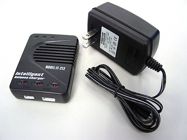 Firefox 7.4V/11.1V Li Po Ion Li Polymer Battery Charger  