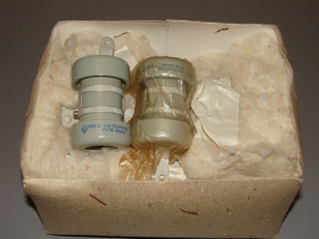 kV 470 pF 20 KVAR,Doorknob Capacitor K15U 2 lot4  