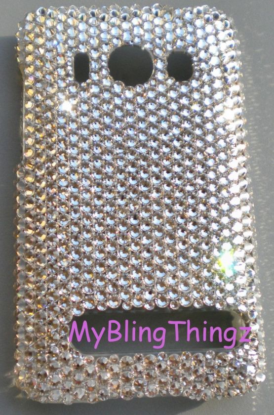   Diamond Bling Back Case for HTC Evo 4G made w/ Swarovski Elements