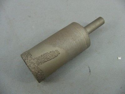 Diamond Plated Brazed Core Drill Bit   3/8 Shank  