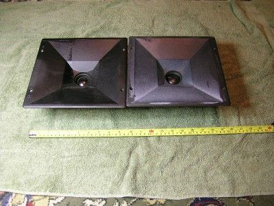 Pair vintage EV Horn Tweeters Electro Voice PA HiFi  