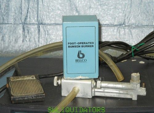 BELLCO foot operated Bunsen burner Touch O Matic  