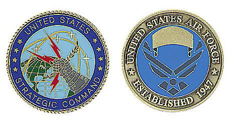 SAC STRATEGIC AIR COMMAND AIR FORCE CHALLENGE COIN USAF  
