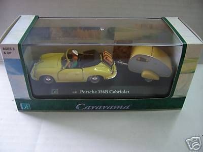 43 Hongwell Diecast PORSCHE 356B CABRIOLET Yellow MIB  