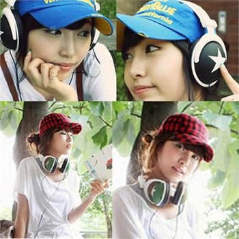 New Mix Style Star Headphones Headset For  PSP DJ  