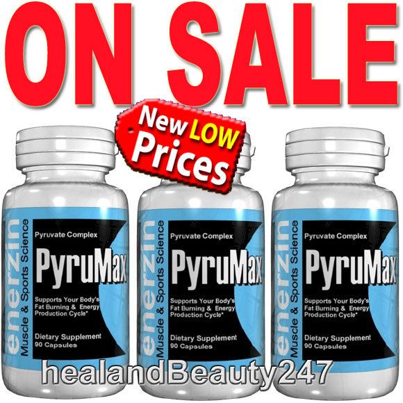 3x PyruMax Calcium Pyruvate L Carnitine Alpha Lipoic  