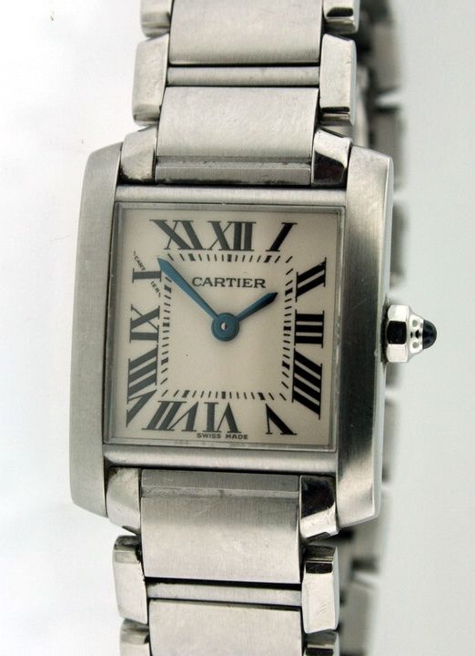 Cartier Tank Francaise Stainless Steel Ladies $4,100.00 Watch.  