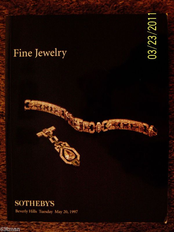 jw11SOTHEBYS CATALOG BEVERLY HILLS FINE JEWELRY 1997  