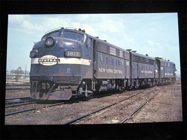 New York Central System EMD Railroad Train Postcard  