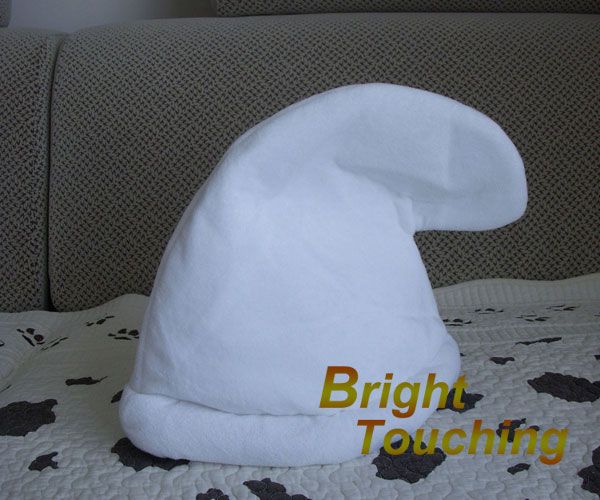 White Smurfs PaPa Smurf Smurfette Clumsy Cap Hat Cosplay Costumes 