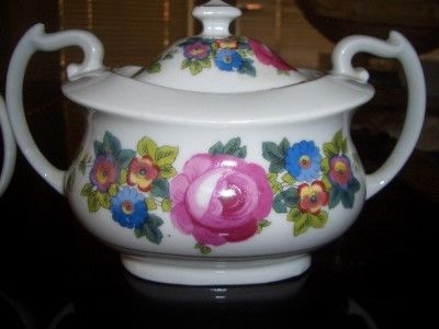 VINTAGE PHOENIX CHINA CZECHOSLOVAKIA CREAMER & SUGAR  