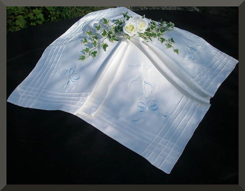 NEW Baby Gift BAPTISM Christening Blanket shawl BOYS GIRLS 