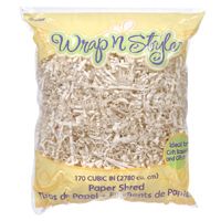 Ivory Paper Shred Basket Filler   4 packages  