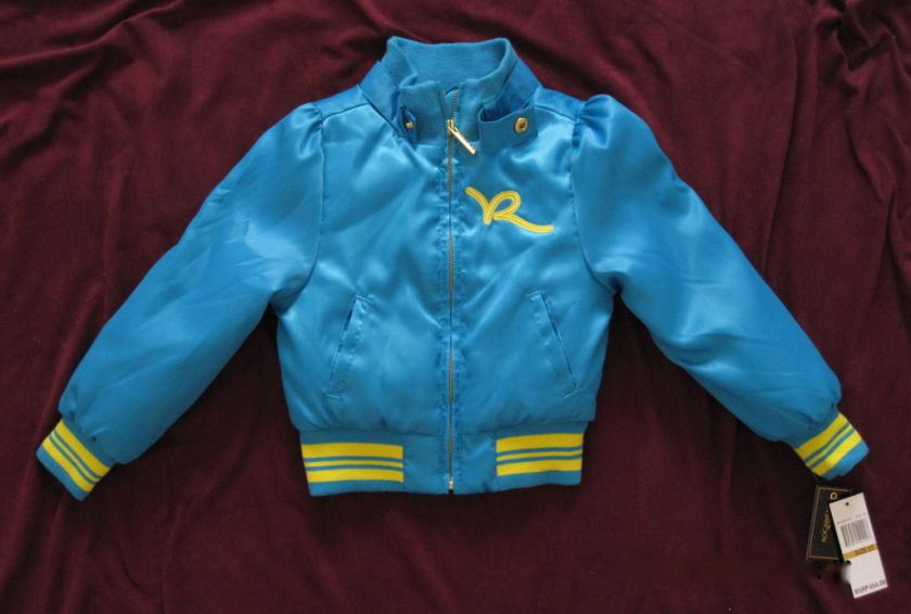 ROCAWEAR GIRLS SPRING FALL JACKET BOMBER SZ 3T 4T $54  