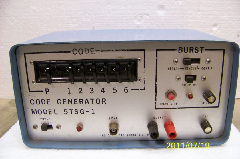 AIE Corp. 5TSG 1 Code Generator  