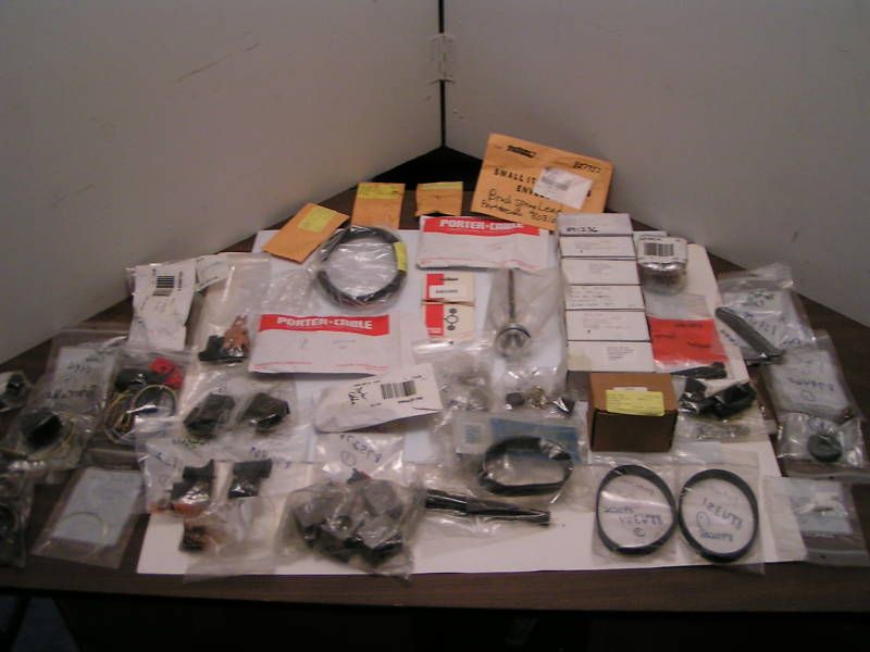 PORTER CABLE/DEWALT ASSORTED NEW SERVICE PARTS  