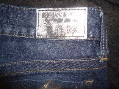 NWT WOMEN GUESS FOXY SKINNY CRYSTAL STUDDED JEANS 00 23 $108  