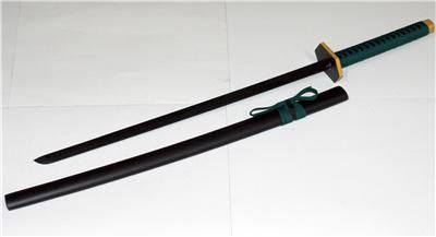 BLACK SAMURAI Katana SWORD 37 Wood Practice LARP New  
