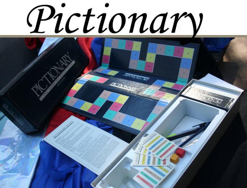   Pictionary The Game Of Quick Draw FIRST EDITION 6 to 16 Players  