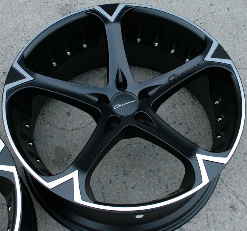 GIOVANNA DALAR 5V 22 BLACK RIMS WHEELS MAXIMA STAG  