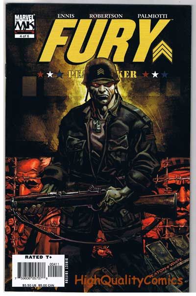 FURY PeaceMaker #4, Garth Ennis, War, Guns, 2006,VFN/NM  