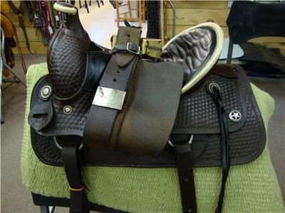 HAND MADE WW SADDLERY WESTERN RANCH ROPING SADDLE, NR  