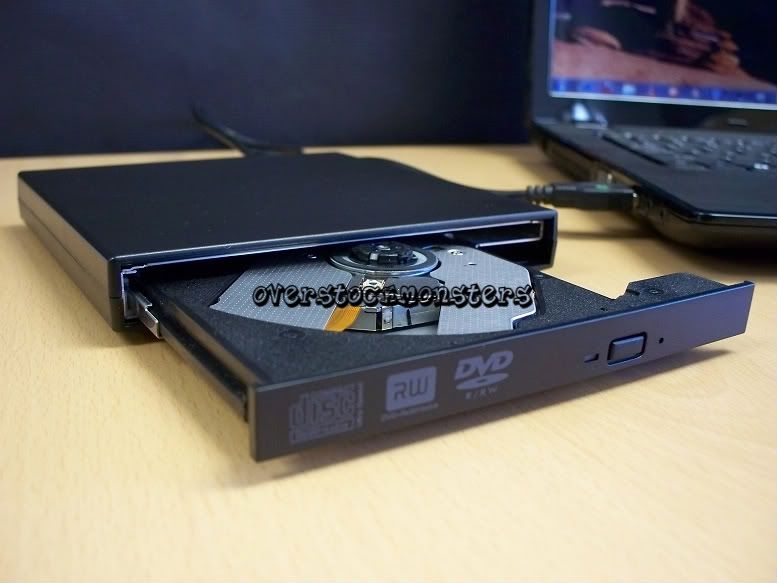 NEW EXTERNAL DUAL LAYER USB DVD DVDRW RW BURNER WRITER  