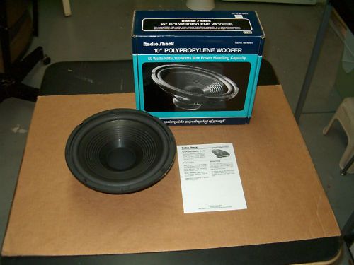 Radio Shack 40 1014A 10 Polypropylene Woofer  