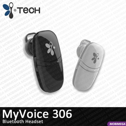 Tech MyVoice 306 Lightweight Bluetooth Headset Black  