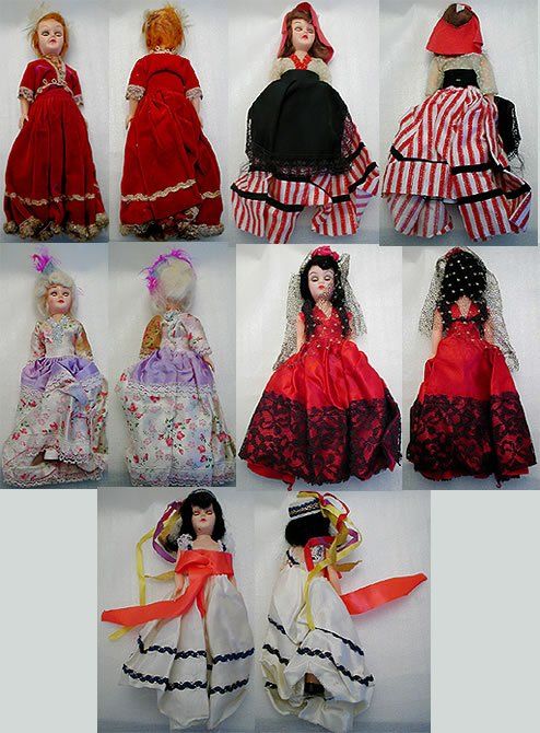 Lot of 1960s Atlantic Richfield DOLLS of the WORLD  