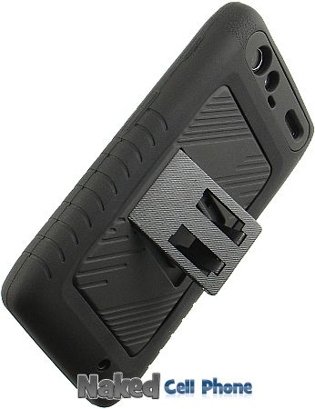 HOLSTER CAN HOLD THE PHONE FACE IN OR FACE OUT