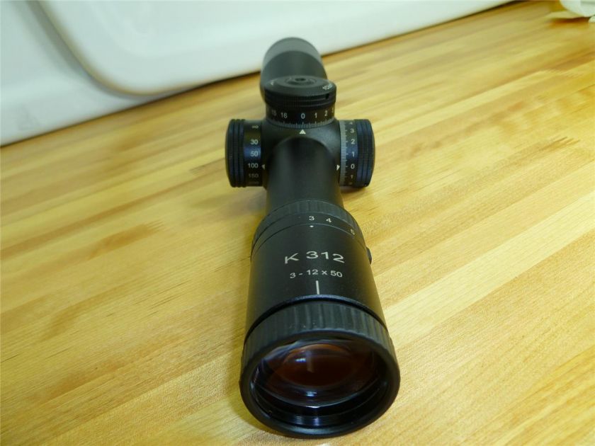   K312 3 12x50 Rifle Scope MILDOT Reticle 34mm TUBE Gun Scope  