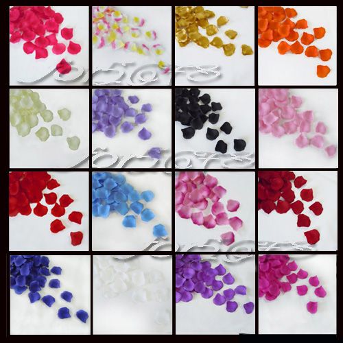 1000 Ivory Silk Rose Petals Wedding Party Flower Favors  