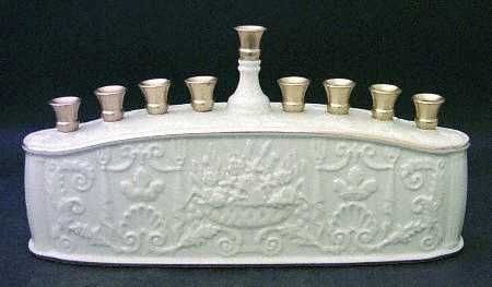 Lenox JUDAIC GIFTWARE Menorah Candleholder Centerpiece  