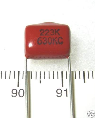 20 pcs MEF Capacitor 223K 0.022uF 630V +/ 10%  