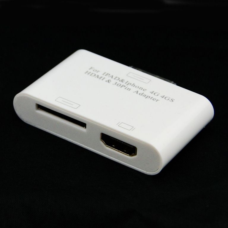   APPLE IPAD 1 2 3 iphone 4 4s ipod 4 DIGITAL AV HDMI & 30P DOCK ADAPTER