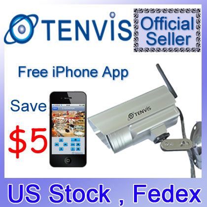 TENVIS  now with free iPhone Apps, save $5