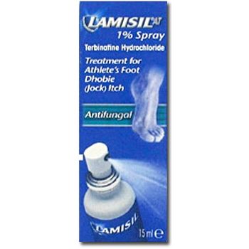 LAMISIL 1% SPRAY ATHLETES FOOT / DHOBIE (JOCK) ITCH  