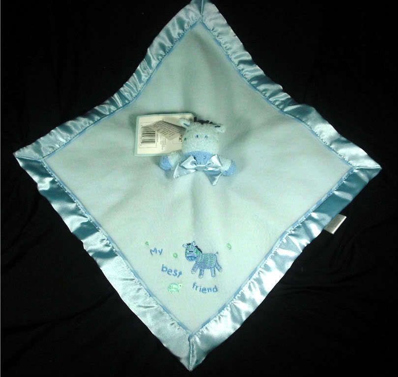 Carters Snuggle Buddy Blue Giraffe Lovey Blanket NEW  