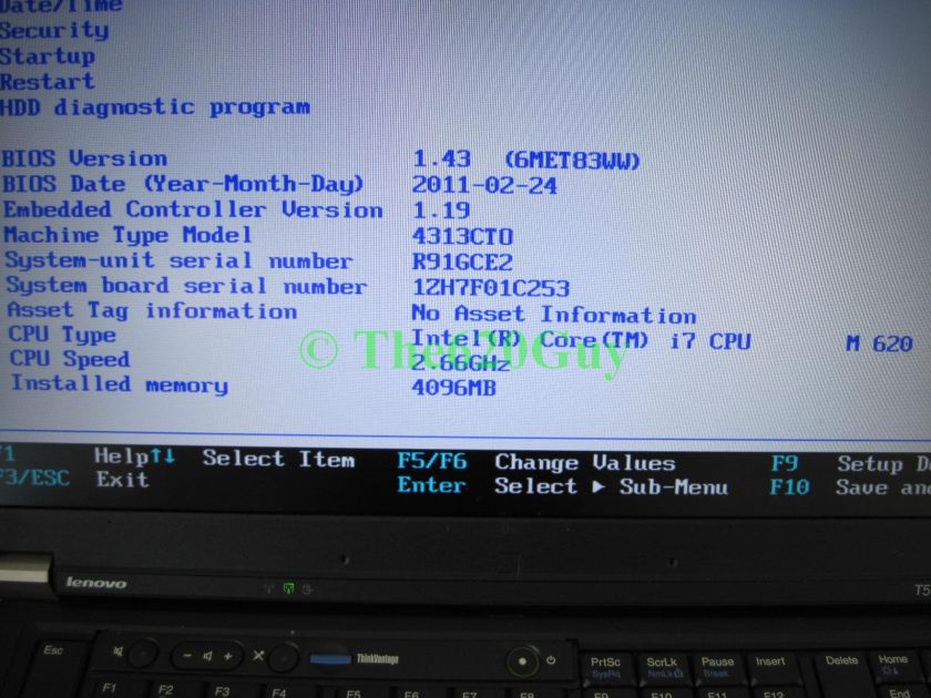 Lenovo ThinkPad T510 15.6 HD+ Laptop i7 620M Dual Core 2.66GHz 4GB 