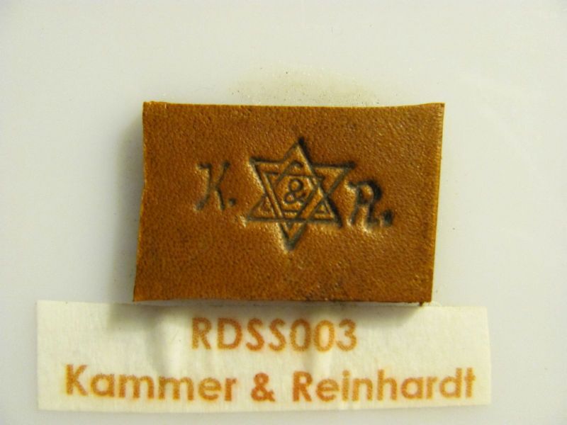 German Kammer Reinhardt K*R Shoe Stamp