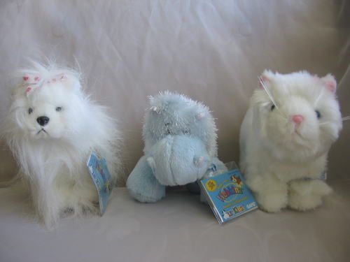 Webkinz LIL KINZ Lot Of 3~YORKIE HIPPO PERSIAN CAT~FAST FREE $0 SHIP 