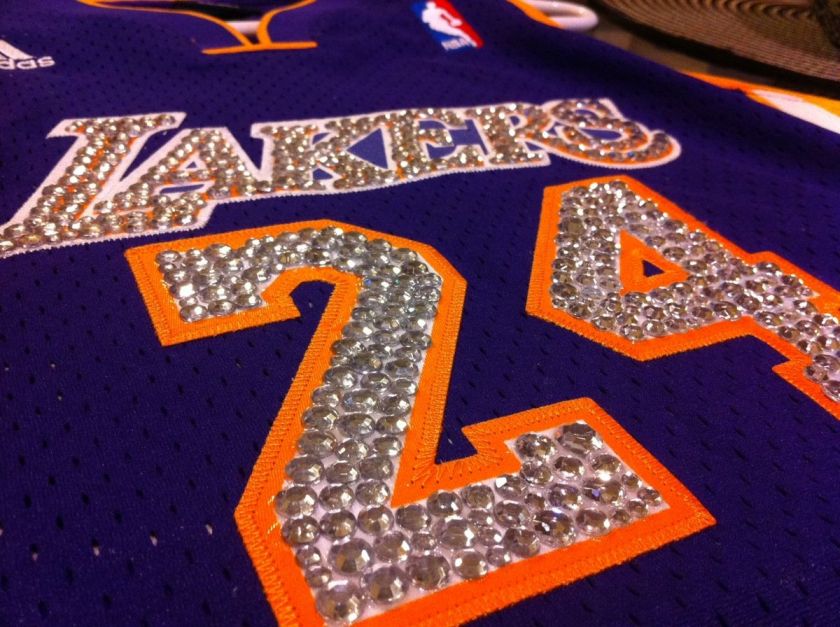 Full Crystal/Bling Authentic Laker/ Clipper/ Dodger Jerseys 