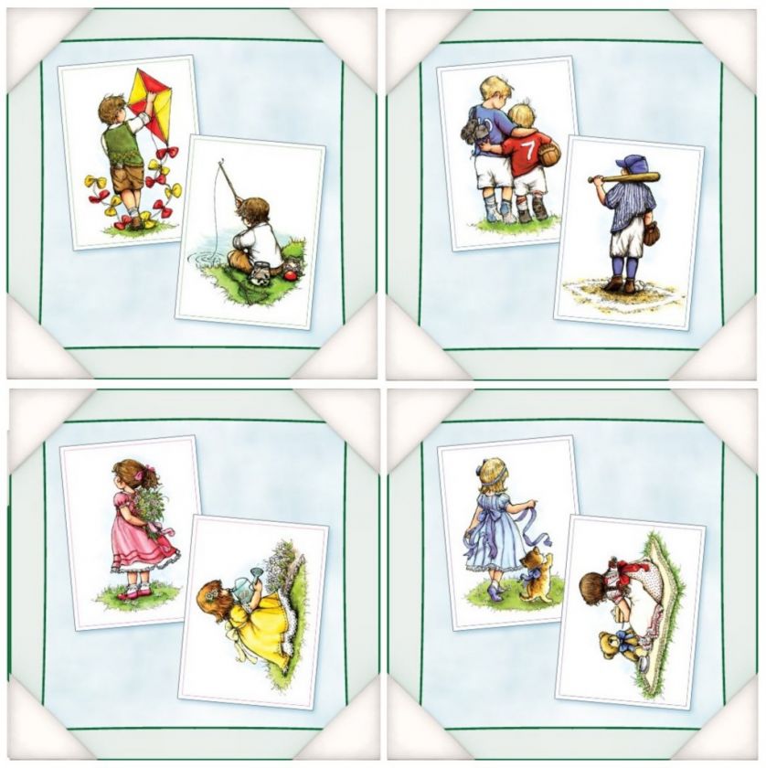 Flower Soft Moments in Time Card Toppers Boys or Girls  